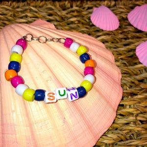 3/$11 Beaded Bracelet: “sun”